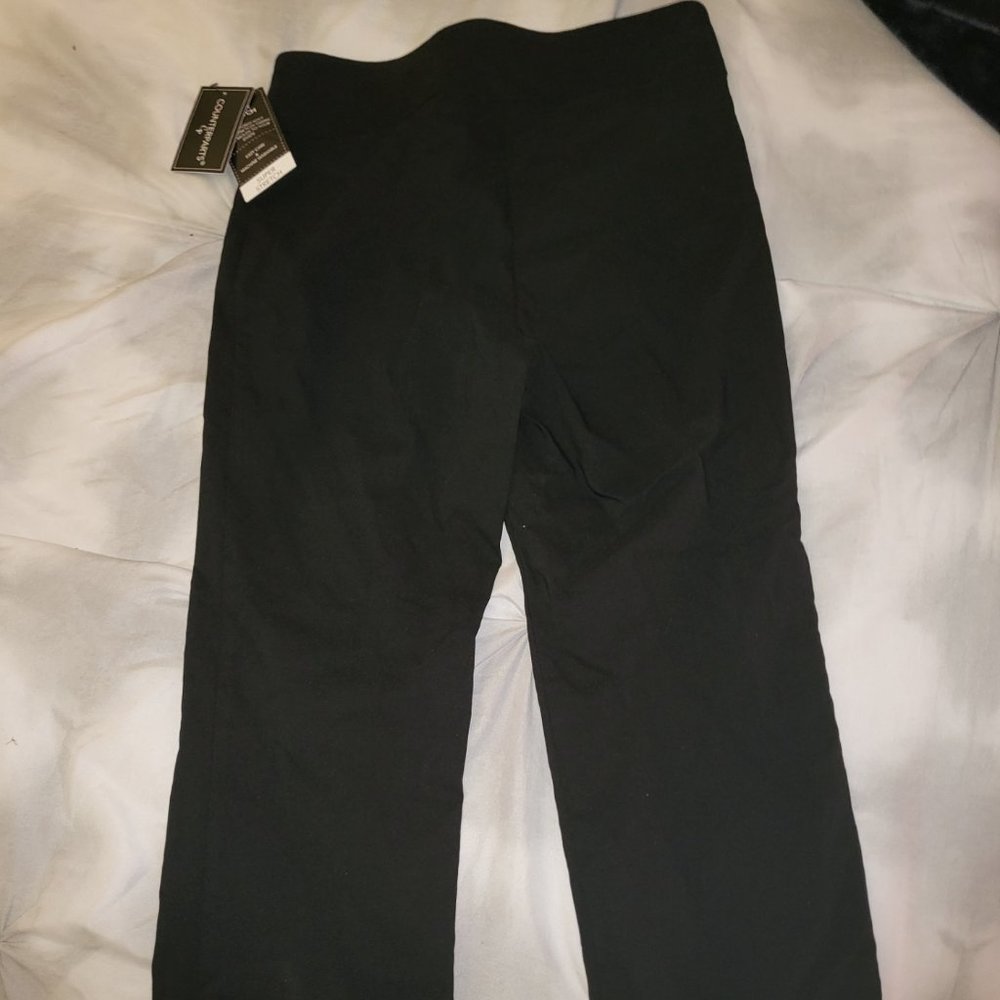 Counterparts super stretch women's slacks pants cropped/capri sz. Small